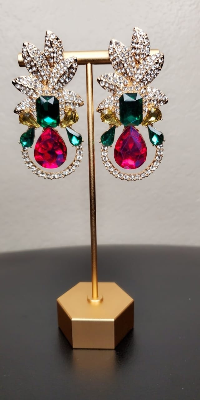 Multicolor Shinny earrings