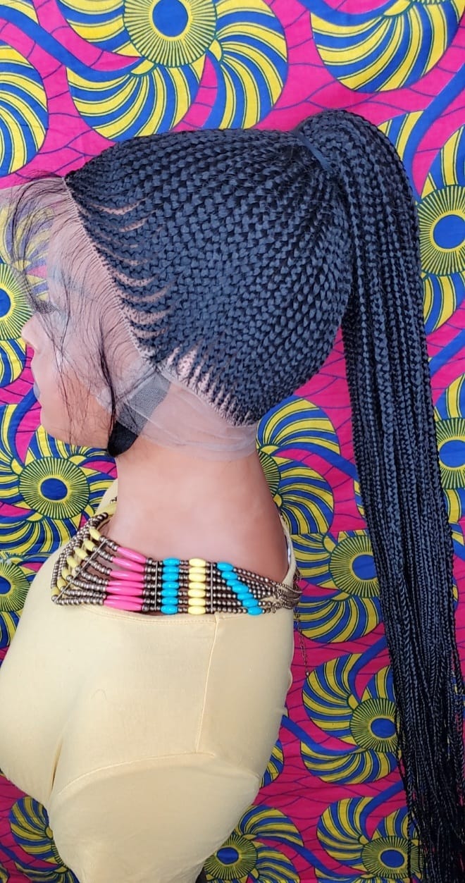 Full Lace Custom Braided Wig