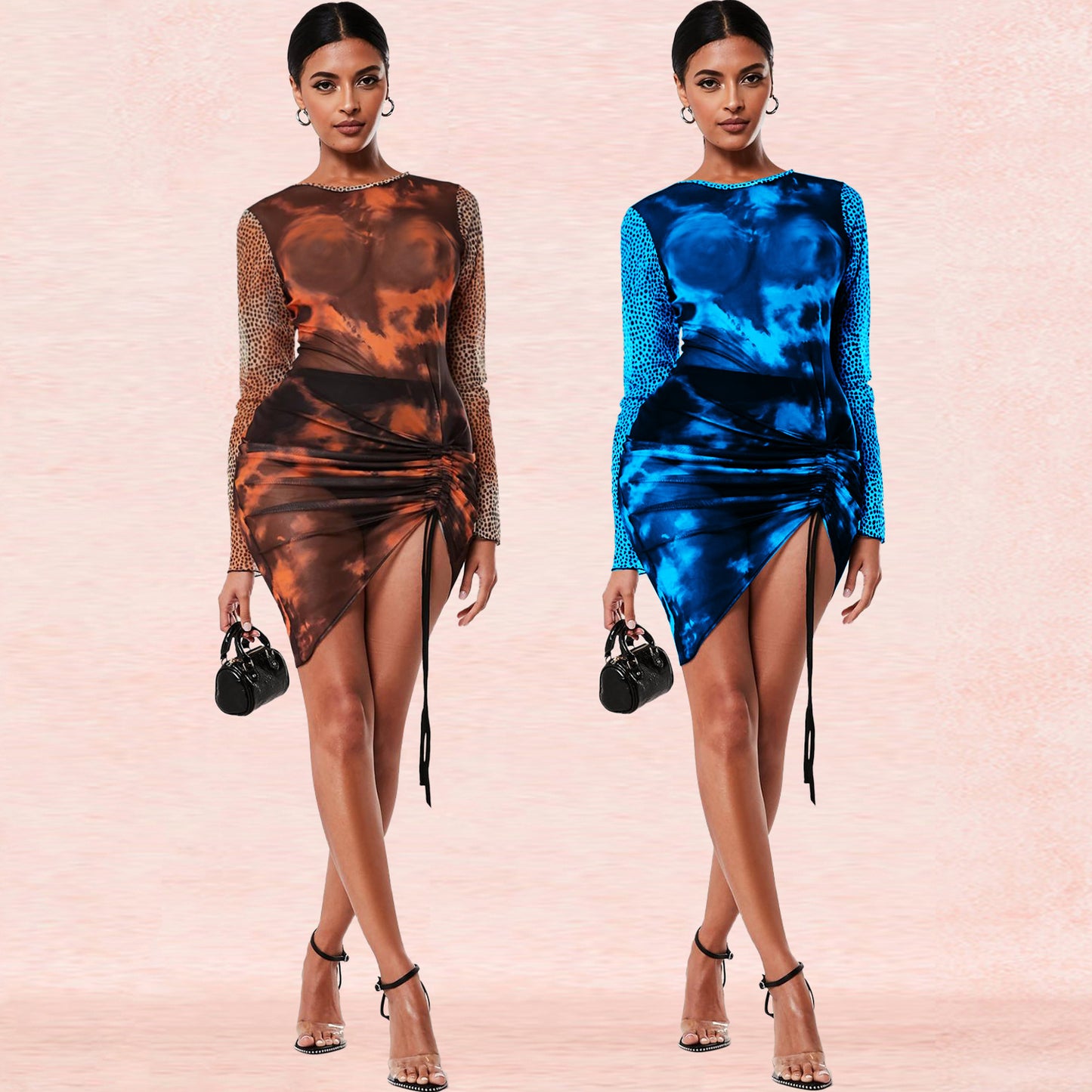 Got Your Attention Mini Mesh Dress