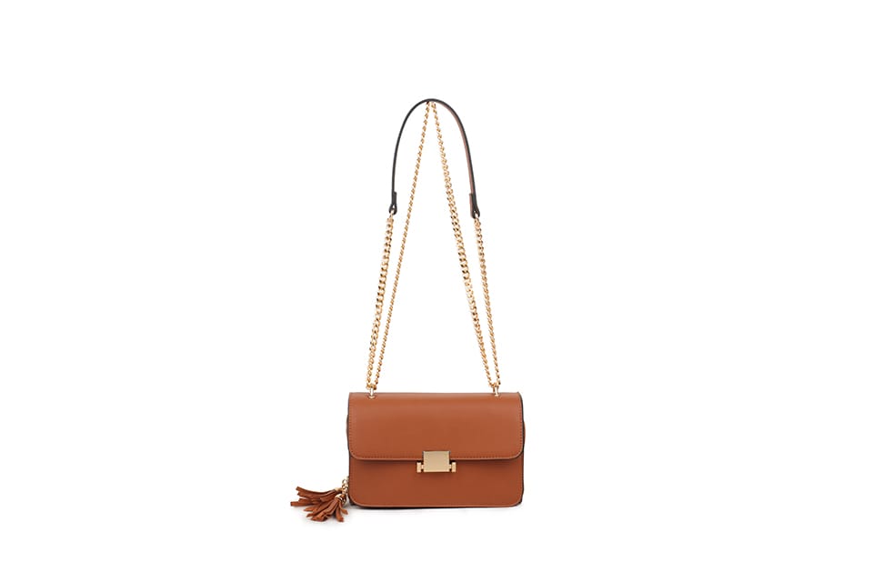 SMALL SATCHEL CLASSIC CROSSBODY BAG VEGAN PU LEATHER BLACK