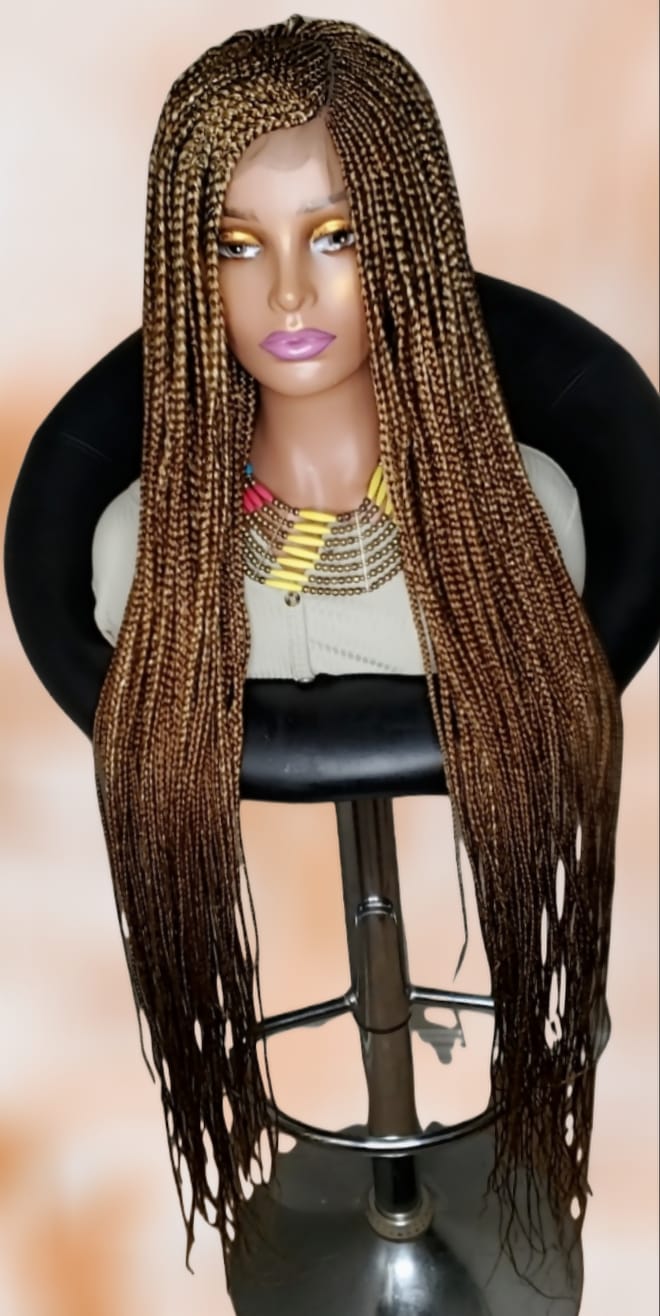 13X4 Braided Lemonade Wig