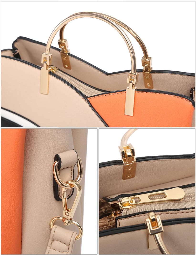 fashionable multicolor boss ladies bag