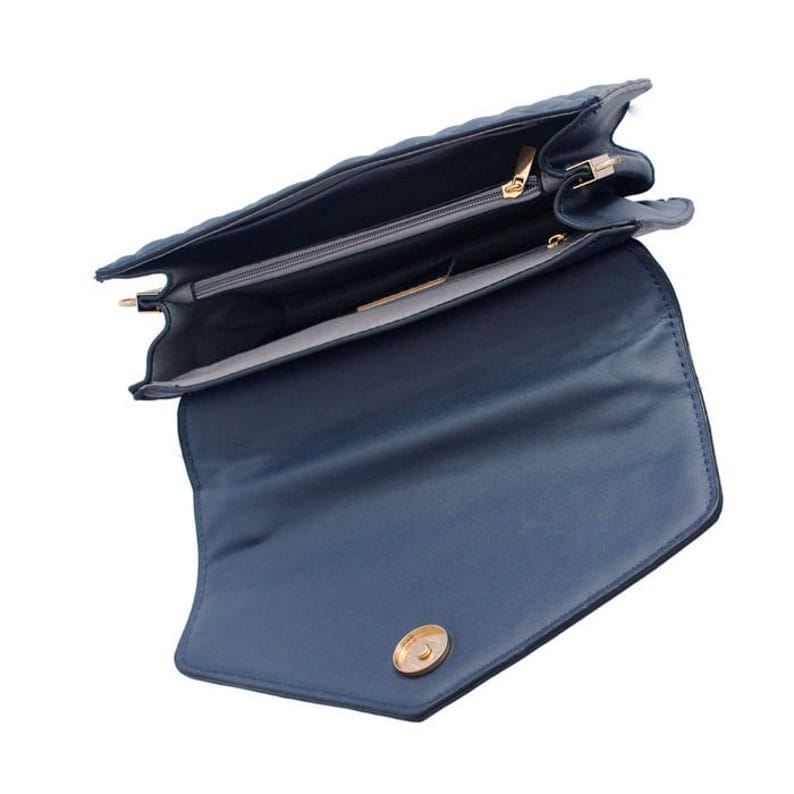 Olive Quilted Scarf Crossbody