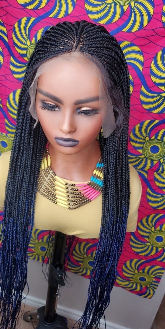 13X6 Custom Braided Wig  Cornrows